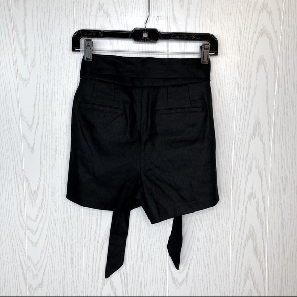 Express Black Linen Shorts NWT - Picture 2 of 14